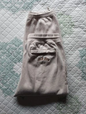 Pantalones deportivos de colección Sean John Y2K crema/marfil polar 34" XL Foto 1 de 4