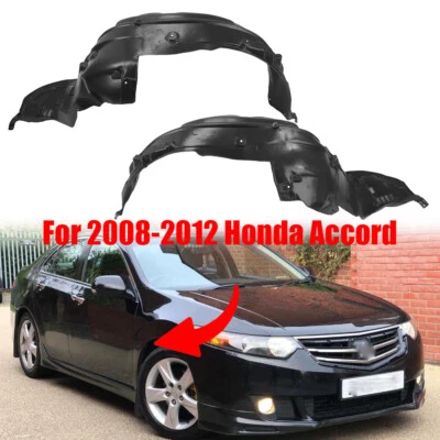 Fit For 2008-2012 Honda Accord Fender Liner Splash Shield Front Left &Right Side Foto 1 de 4