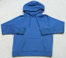 Abercrombie & Fitch Blue Hooded Sweatshirt Long Sleeve Polyester Zip Small AP83