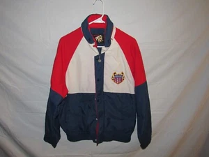 Vintage United States Auto Club Indycar Racing Men's Zip Up Jacket Size M - Picture 1 of 7