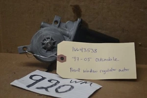 97 98 99 00 01 02 03 Chevrolet Malibu Front Passenger Side Window MOTOR #920-wm - Imagen 1 de 10