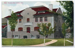 Stratton Hall Golden Colorado 1910c postcard - Picture 1 of 1