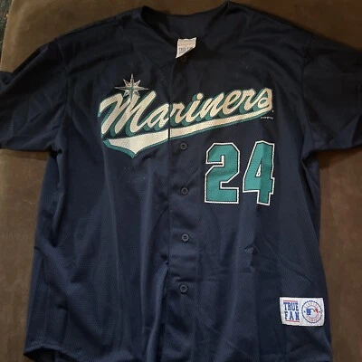 Ken Griffey Jr.  Jersey True Fan Size XL Vtg 90s 1999 Seattle Mariners - Image 1 of 4