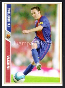 ANDRES INIESTA LUJAN #43 FC BARCELONA 2007-08 CROMO MC MUNDICROMO LIGA 07/08 - Picture 1 of 2