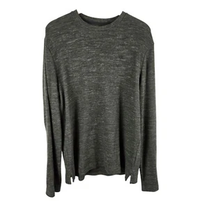 Calvin Klein Waffle Knit Shirt Herren Medium Thymian Heather Green Casual Gorpcore - Bild 1 von 13