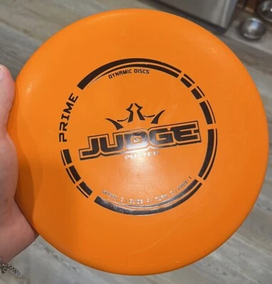 Dynamic Discs Prime Judge, Awesome Orange, Field Tested, Is Inked 9.8/10 - Image 1 of 4