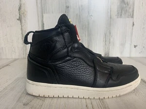 Nike Air Jordan 1 Retro schwarzes Segel mit hohem Reißverschluss Damen Größe 6,5 AQ3742-016 EUC - Bild 1 von 8