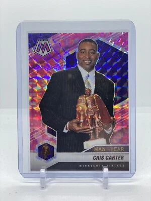 2021 Panini Mosaic Mosaic Camo Pink #277 Cris Carter Vikings - Image 1 of 2