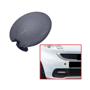 Rear/Front Bumper Towing Eye Cover Tow Cap For Smart Fortwo 2007-2015 Black - Picture 1 of 8