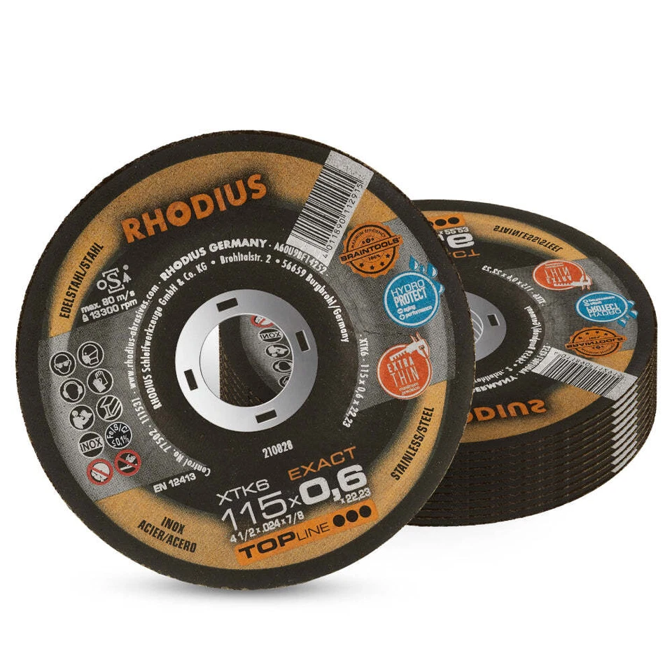 Rhodius XTK6 EXACT extradünne Trennscheiben