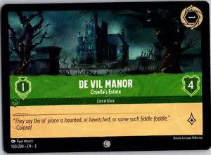Disney Lorcana De Vil Manor Cruella's Estate Into the Inklands Kostenloser Versand! - Bild 1 von 1