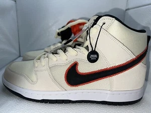 Nike SB Dunk High San Francisco Giants Coconut Milk Size 9M/10.5 W DO9394-100 - Picture 1 of 10