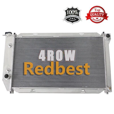 4-Rows Aluminum Radiator For 1975-79 Mercury Cougar/Ford LTD II/Lincoln Mark V - Image 1 of 4