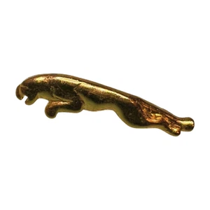 Nuevo Broche Insignia Pin Acero Inoxidable Plata Diamante Saltador Jaguar Genuino - Imagen 1 de 4