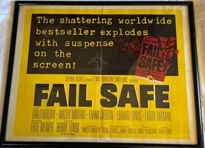 FAIL SAFE original HALF SHEET POSTER-FONDA/ MATTHAU/ FRITZ WEAVER - 1964 - Picture 1 of 1