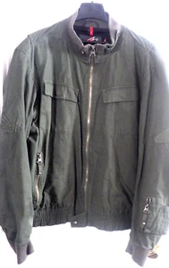 Hein Gericke -L- Moto, Comfy, Denim,Olive Green, Bomber Jacket,ride unisex-LARGE - Picture 1 of 14