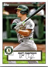 2021 Topps 1952 Redux Matt Chapman Oakland Athletics #T52-44