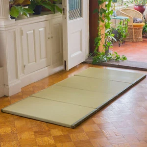 Folding Tatami Mat - Jade Brocade - Picture 1 of 7