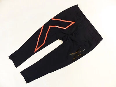 2XU PANTALONES CORTOS DE COMPRESIÓN PARA MUJER NEGRO/ROSA ENTRENAMIENTO CORRER ELÁSTICO TALLA:S Foto 1 de 4