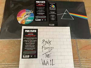 Pink Floyd The Wall / Wish You Were Here & Dark Side of the Moon Vinyl LP Bundle - Picture 1 of 3