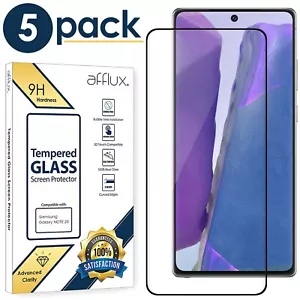 5er Pack Hartglas Displayschutzfolie Full Glue für Samsung Galaxy Note 20 - Bild 1 von 5