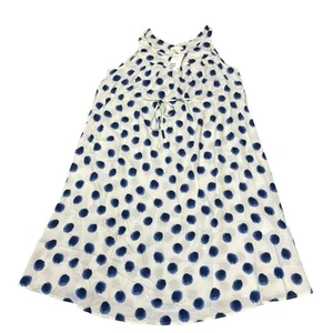 H&M Mama Maternity Sleeveless Navy White Stripe Dress Size M - Picture 1 of 18