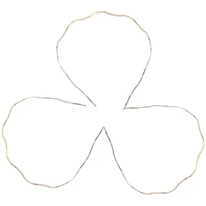 3 Pezzi Fascia per Capelli Ondulata Accessori Bambina Fascia per Donna Sposa Copricapo - Foto 1 di 12