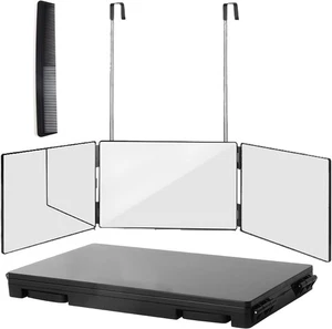 360° Sichtspiegel zum Haarschneiden und Styling, höhenverstellbarer Spiegel Fo... - Bild 1 von 6