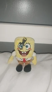 Ty SpongeBob Schwammkopf Beanie Babys Sammlerstück Schlüsselanhänger/Clip On Mini Plüsch - Bild 1 von 3