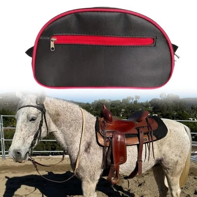 Sacoche de selle portable pour chevaux, idéale pour les selles western et - Photo 1/4