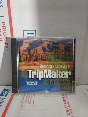 New Rand McNally TripMaker Deluxe SE 2000 Maps ETak Rare Windows Software - #1H - Image 1 of 2