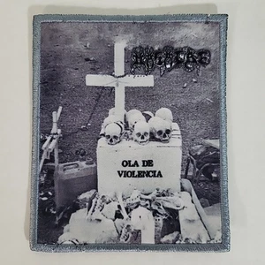 MASACRE Ola De Violencia SMALL PATCH Printed Band Logo - Picture 1 of 6
