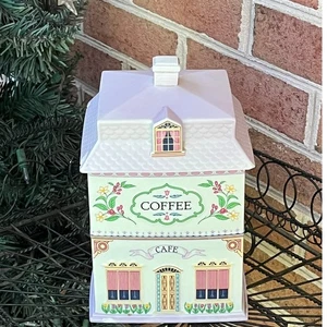 Lenox Coffee Canister Village Giftware Spice Village Cafe 1990 - Picture 1 of 11