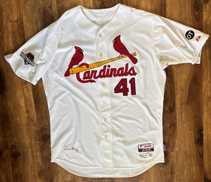 Game worn?/issued John Lackey 2015 Cardinals Postseason Jersey MLB Authenticated - Picture 1 of 8