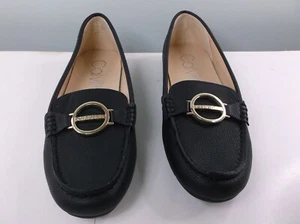 Calvin Klein Women's Layne Black Embellished Loafers 87.5 Medium NWOB - Picture 1 of 5