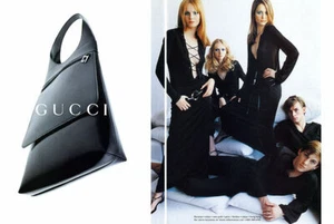 1996 Gucci Testino Carolyn Park Chapman Jann Dunning Gerard Smith ANUNCIO DE REVISTA - Imagen 1 de 1