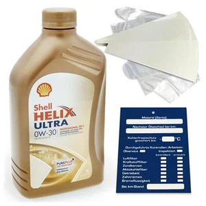 1 Liter Shell Helix Ultra Professional AV-L 0W30 Motoröl Porsche C30 ACEA C3 SET - Bild 1 von 4