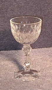 Vintage Val St. Lambert "Queen Anne" Pattern Crystal Wine Cordial - Picture 1 of 11