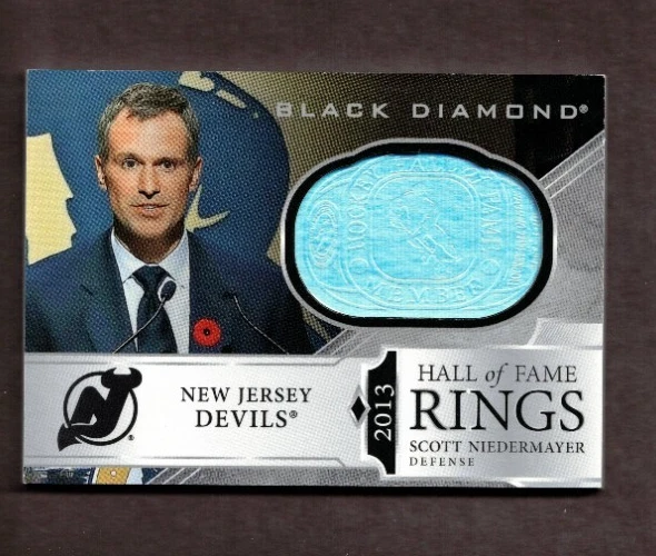 Scott Niedermayer 2019-20 Black Diamond Hall of Fame Rings - Image 1 of 2