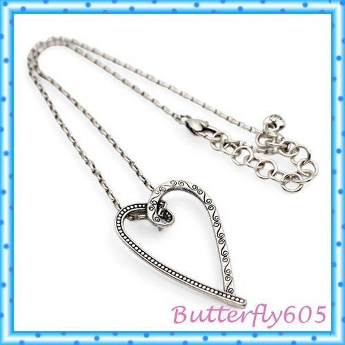 UNDERCOVER Collana Brighton Segreto d'Amore Cuore Pensionato Cristallo Pendente