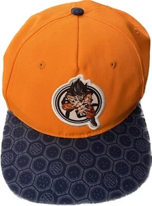 Dragon Ball Z Goku Orange Blue Anime Snapback Baseball Flat Bill Hat Cap Goku - Picture 1 of 11