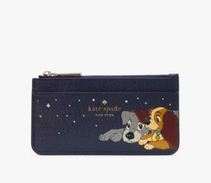 Porta carte grande Disney X Kate Spade New York Lady And The Tramp KH620 nuovo con etichette - Foto 1 di 5