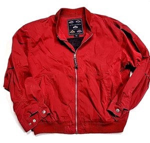 Vintage Aviator International Mesh Lined Full-Zip Bomber Jacket Men Large - Picture 1 of 10
