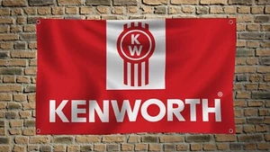Kenworth Trucks Flag 3x5 FT Big Rig Rumpus Garage Man Cave Wall Decor Banner - Picture 1 of 2