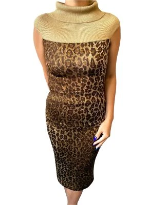 Conjunto de traje top y falda de lúrex dorado estampado de leopardo DOLCE & GABBANA de colección talla 28/42 Foto 1 de 4