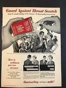 1953 Vintage Advertising - Pall Mall - Picture 1 of 1