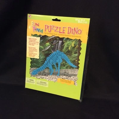 New - Fun Foam 3-D Puzzle Aphtosaurus West Trim Crafts - Image 1 of 4