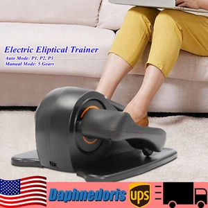 Under Desk Elliptical Machine Portable Pedal Ellipse Leg Exerciser for Seniors - Picture 1 of 12
