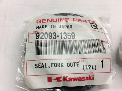 Kawasaki Seal 92093-1359 New OEM Outer Fork Seal 1993 Ninja ZX7 - Image 1 of 2
