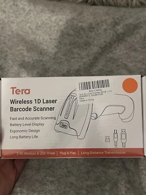 Tera Wireless 1D Laser Barcode Scanner Model 5100